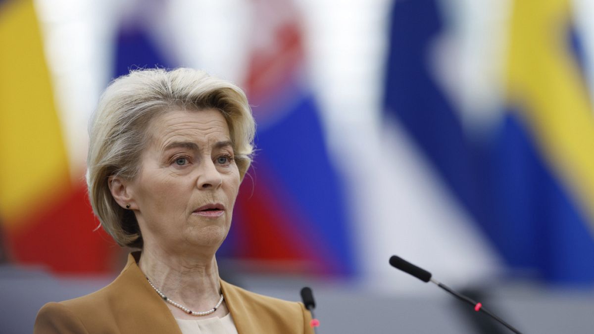 Euyropean Commission president Ursula von der Leyen announced her latest concession to farmers in a speech at a sparsely attended European Parliament in Strasbourg.