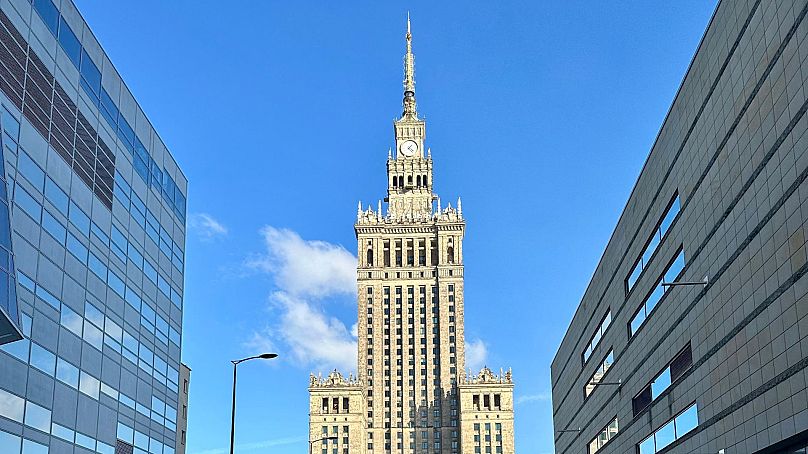 Palais de la Culture et des Sciences de Varsovie.