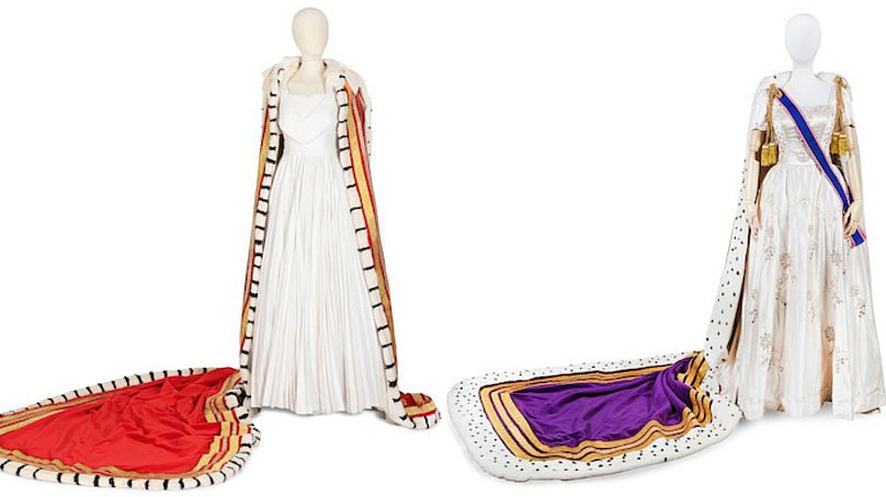 Robes portées par Claire Foy et Vanessa Kirby