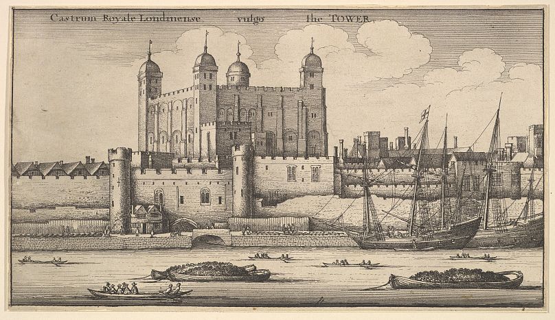 Venceslas Hollar, La Tour de Londres, 1647