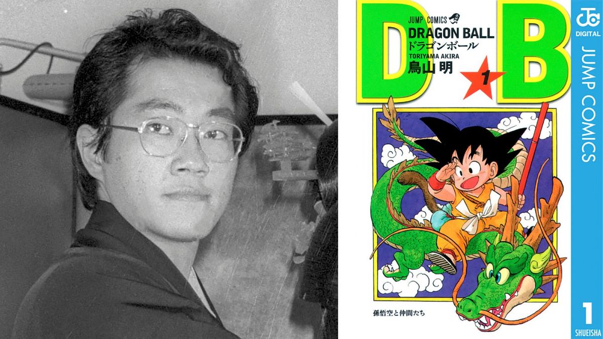 Akira Toriyama is pictured in 1982. Toriyama died in his studio. He was 68.