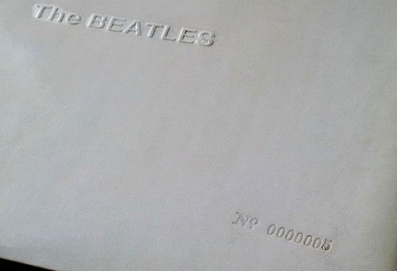 Premier pressage de l'album blanc