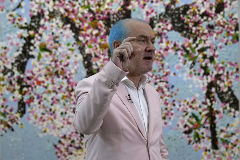 Damien Hirst assiste à l'ouverture de son nouveau spectacle