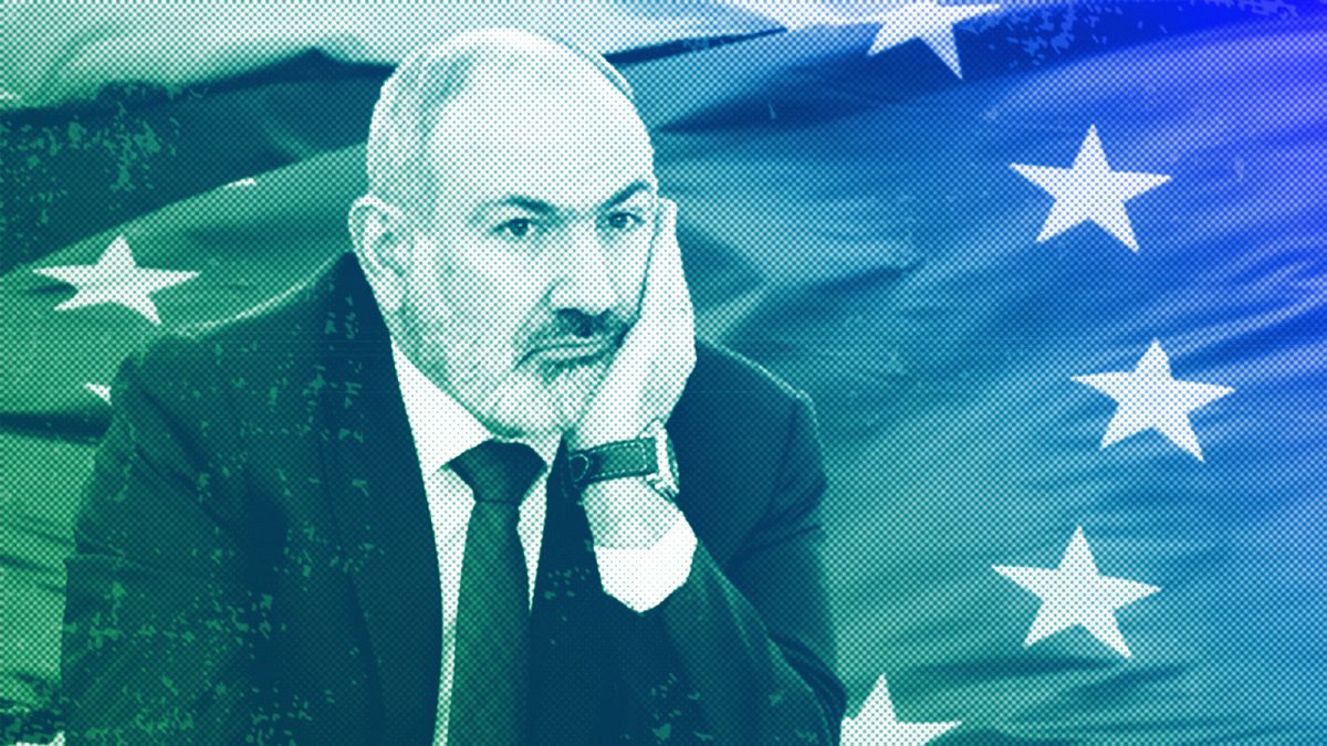 Armenian Prime Minister Nikol Pashinyan, illustration