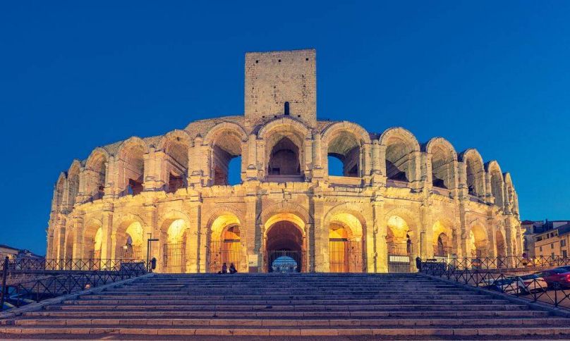 L'amphithéâtre romain d'Arles, France
