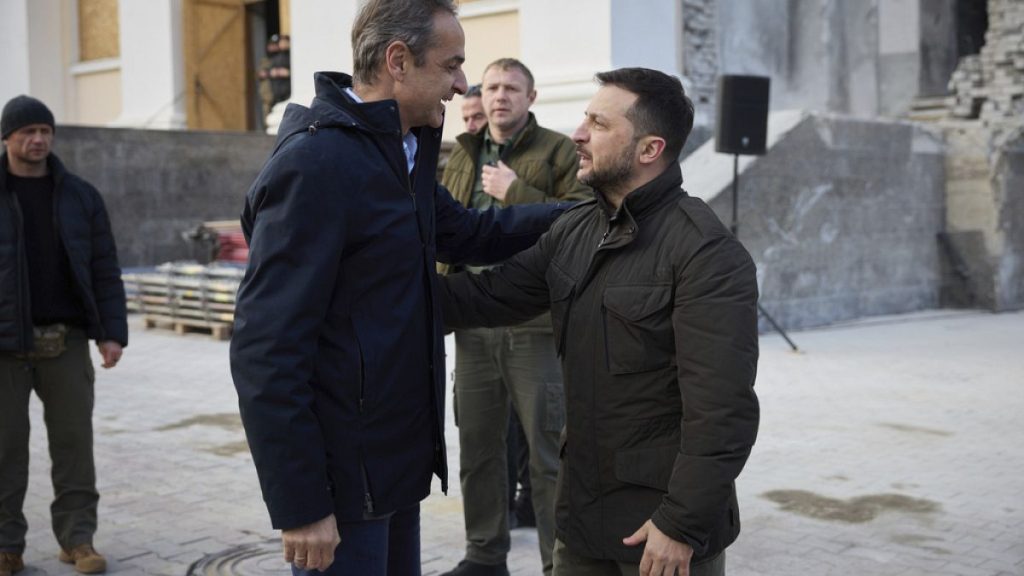 Zelenskyy and the Greek prime minister meet in Odessa