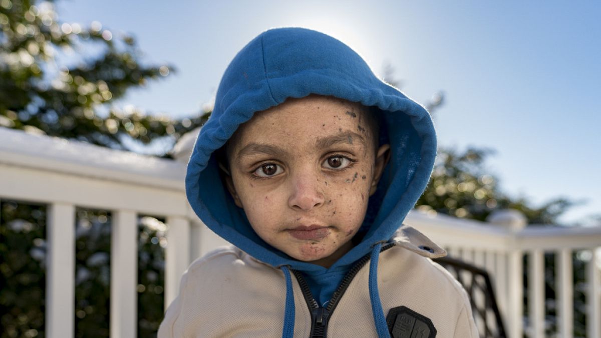 A Palestinian boy who was killed after his entire familiy were killed in a Israeli airstrike.