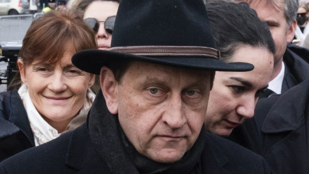 German Ambassador to Russia Alexander Graf Lambsdorff, stands outside the Church of the Icon of the Mother of God Soothe My Sorrows, in Moscow, Russia, Friday, March 1, 2024.