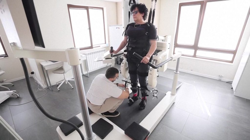 Vassileva was using a wheelchair until she started treatment at the ReGo Rehabilitation Centre facility in Sofia.