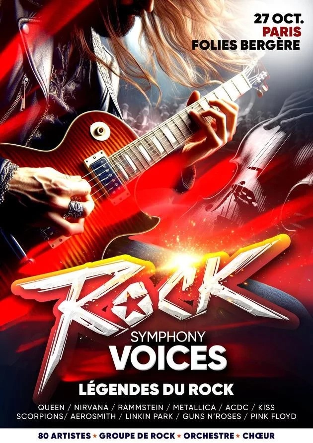 Rock Symphony Voices : une expérience musicale passionnante à Paris