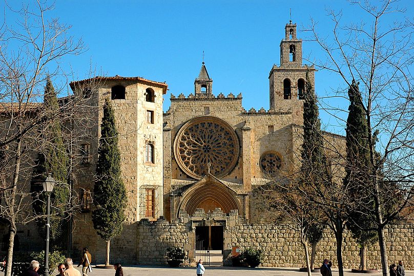 Façade du Monestir de Sant Cugat