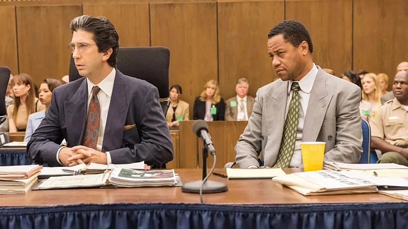Gooding Jr. et Schwimmer dans The People contre OJ Simpson : American Crime Story