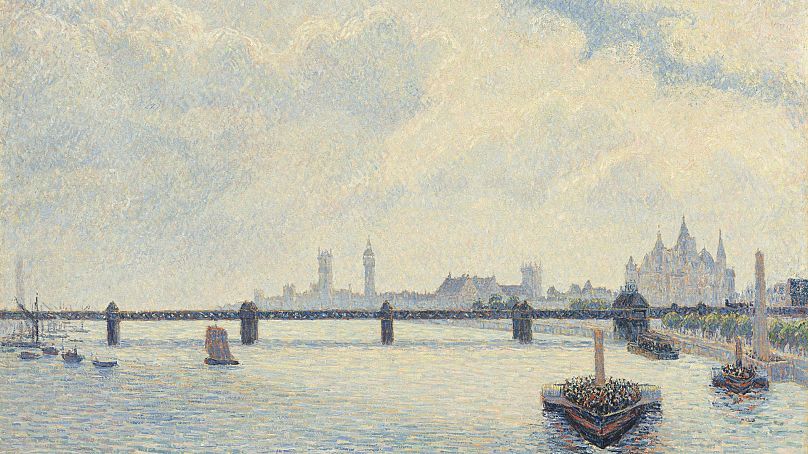 Pont de Charing Cross, Londres (1890) Camille Pissarro