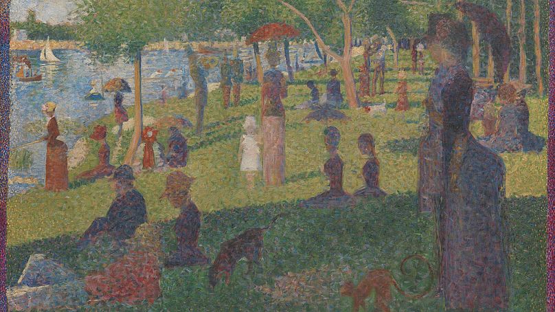Étude pour Un dimanche à la Grande Jatte (1884) Georges Seurat