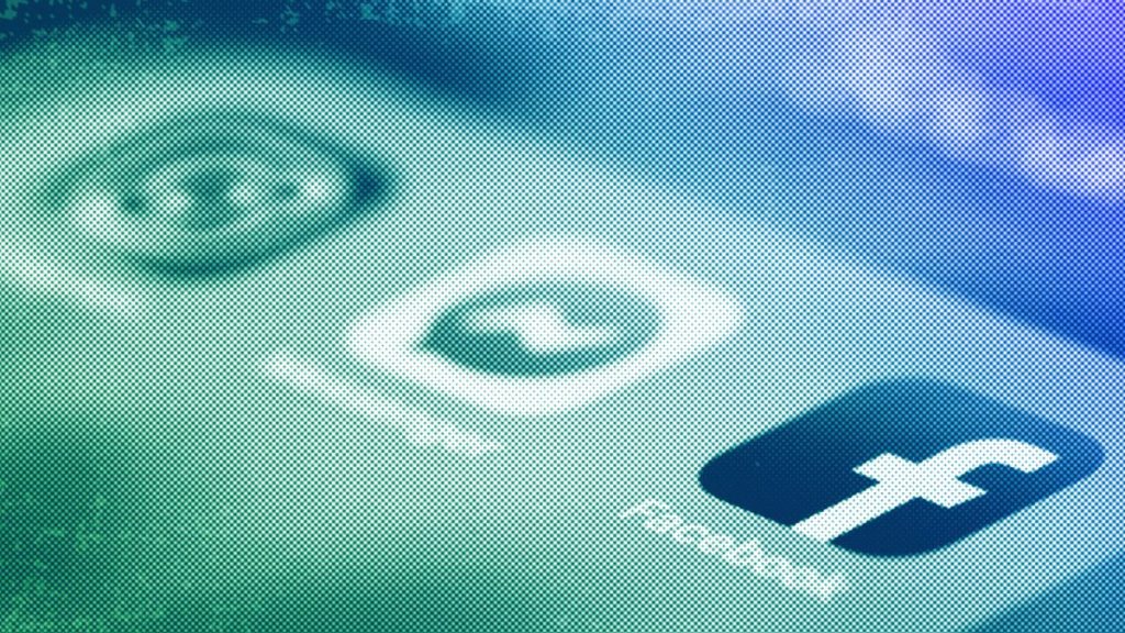 Social media applications are displayed on an iPhone, March 2019