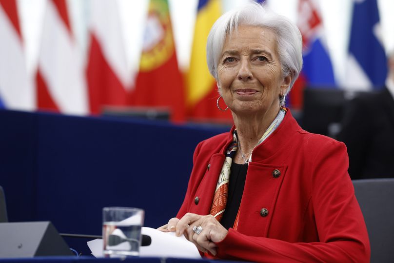 La Française Christine Lagarde est présidente de la Banque centrale européenne depuis 2019 et a auparavant été directrice du Fonds monétaire international.