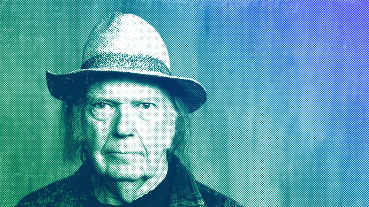 Neil Young poses for a portrait at Lost Planet Editorial in Santa Monica, CA, September 2019
