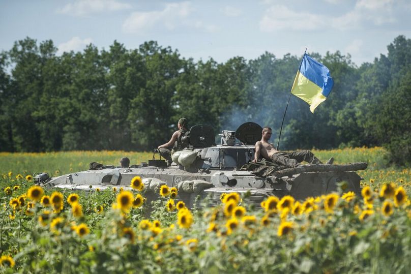 Un char en Ukraine.