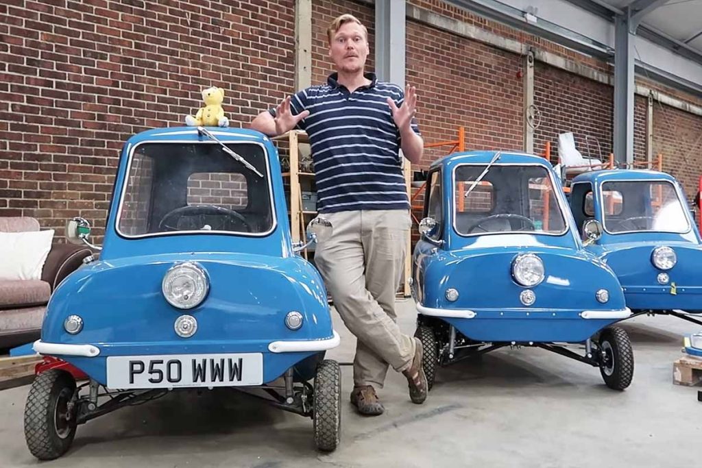 La Peel P50 : voyage à travers l’histoire de la voiture la plus petite du monde