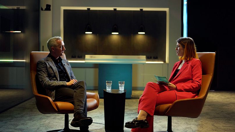 Matt Harris, vice-président directeur et directeur général de l'IMEA pour le Royaume-Uni chez Hewlett Packard Enterprise, discute de The Big Question avec Hannah Brown