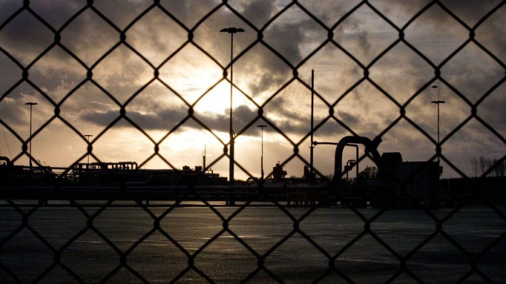 Gas extraction in Slochteren, northern Netherlands, Friday, Jan. 19, 2018.