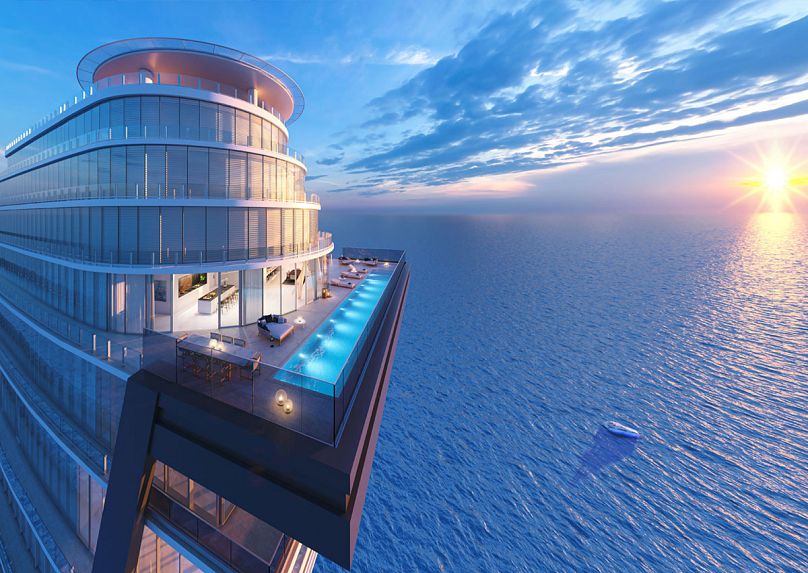 Photo extérieure du penthouse d'Aston Martin Residences à Miami