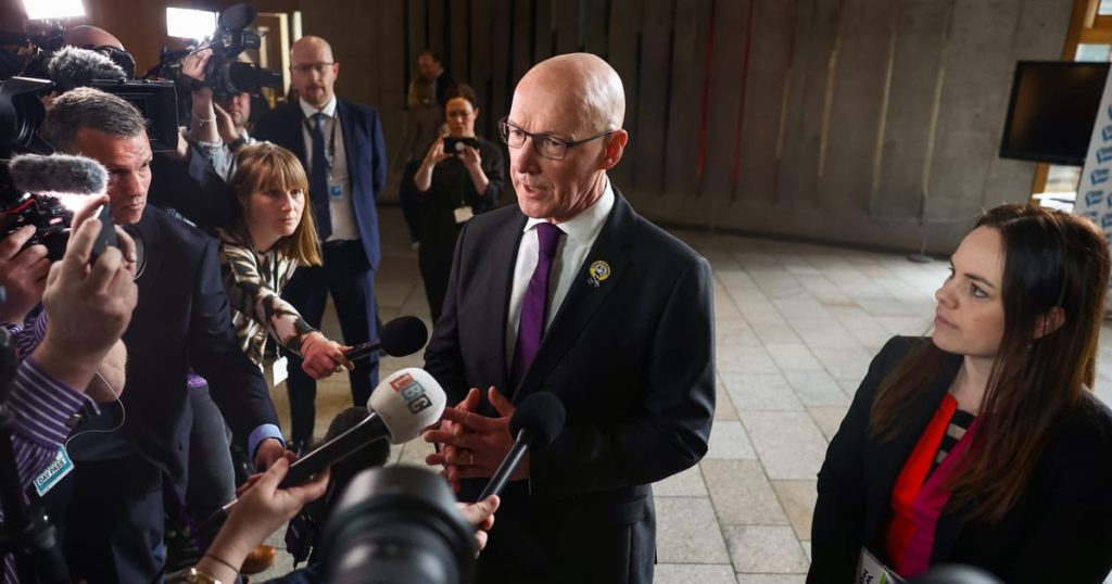 Le nouveau dirigeant écossais réticent ne voulait pas vraiment de ce poste