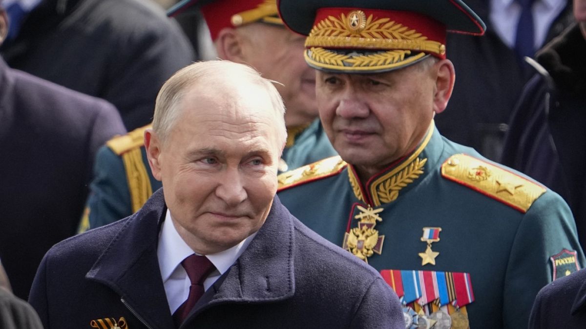 Vladimir Putin at the Victory Day parade