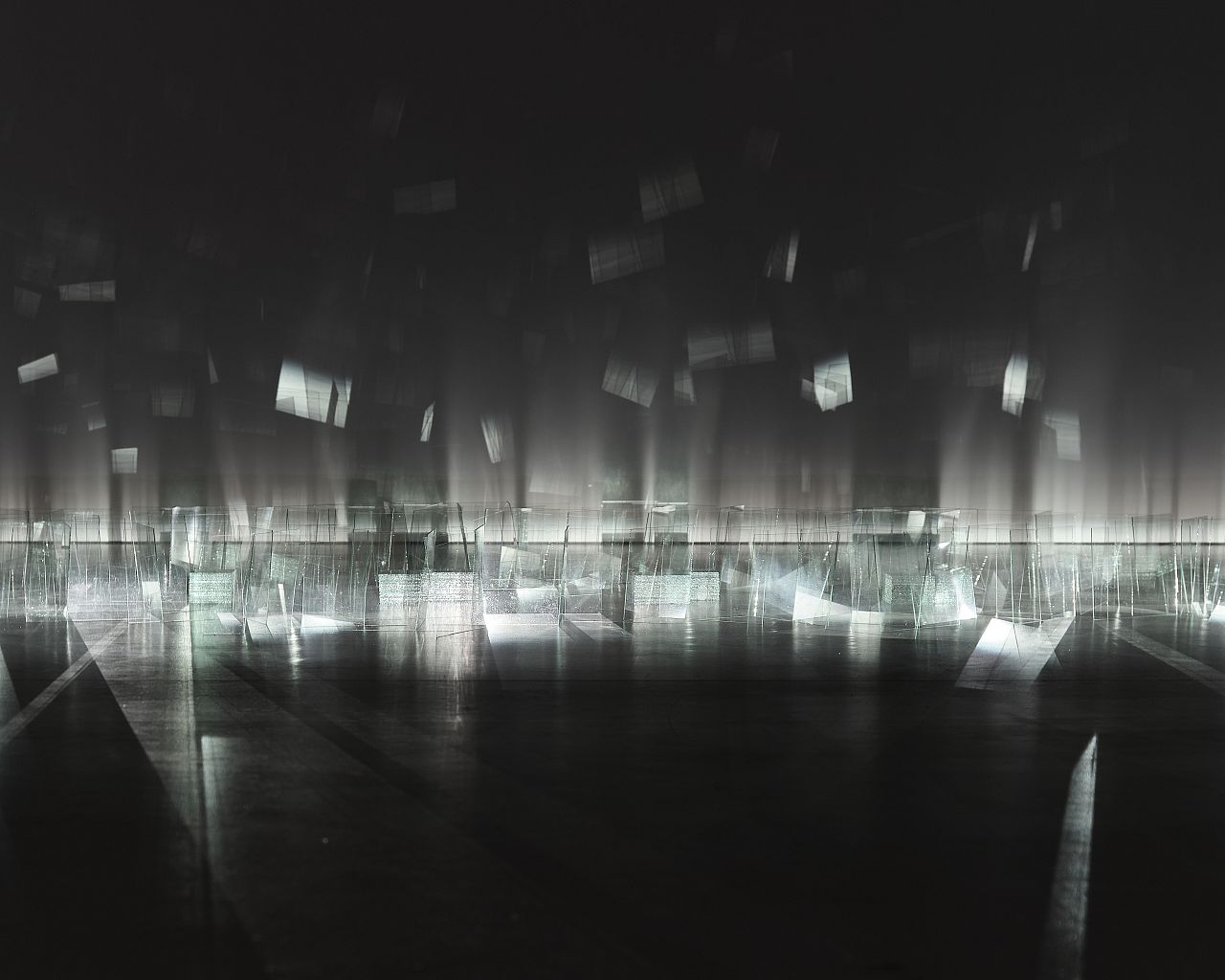 Vue de l'installation de Jan Tichy Installation no. 30 (Lucie)