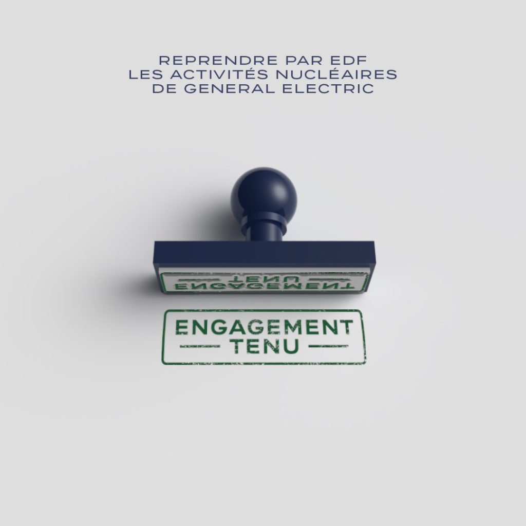 C’est un engagement que j’avais pris à Belfort : EDF reprend dès aujourd’hui les activités nucléaires de General Electric, notamment la fabrication des turbines Arabelle. Un grand pas pour notre souveraineté énergétique. Une fierté française !