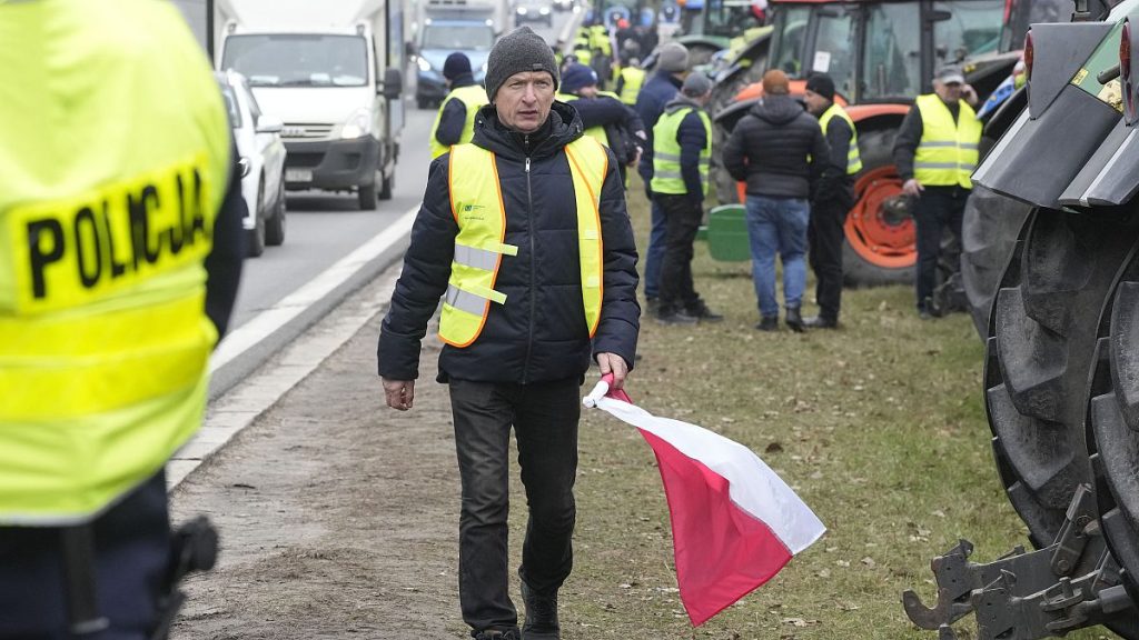 Polish farmers protest