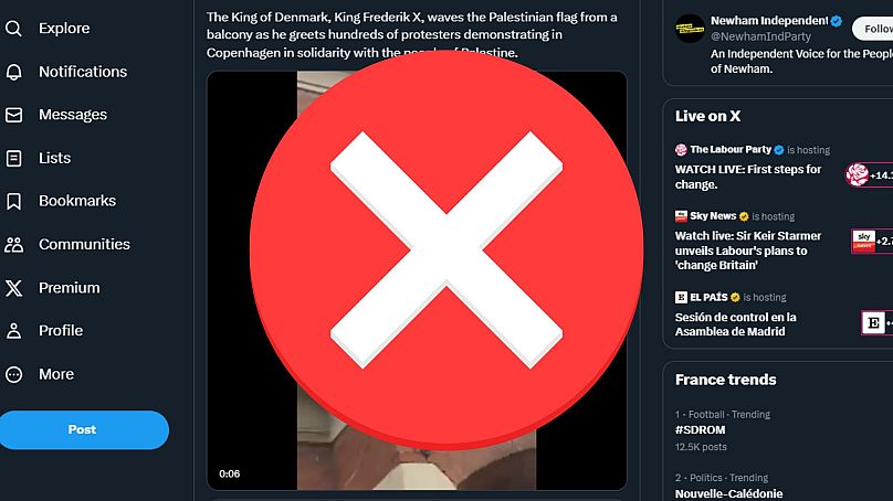 La légende de la vidéo est trompeuse