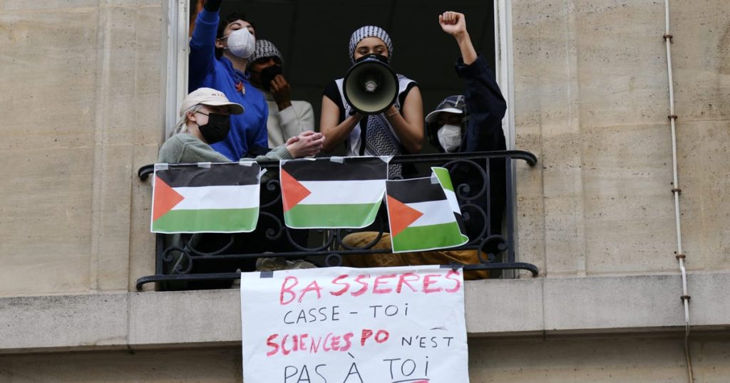 Manifestations sur les campus : la plus grande université française ferme ses portes alors que la police élimine un groupe pro-palestinien