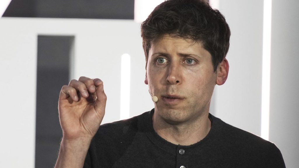 OpenAI CEO Sam Altman speaks in Abu Dhabi, United Arab Emirates, Tuesday, June 6, 2023.