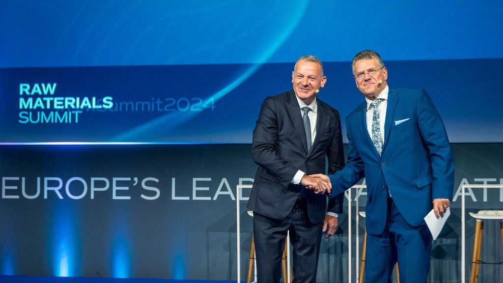 Commissioner Maroš Šefčovič with EIT RawMaterials