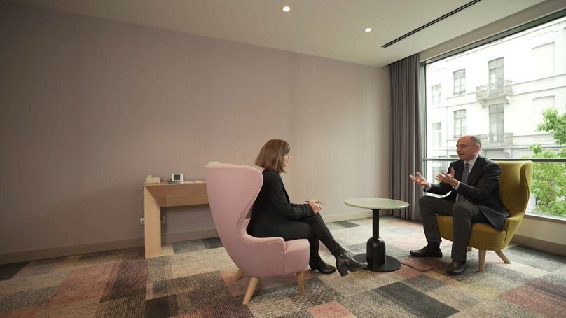 Enrico Letta s'entretient avec Andrea Bolitho d'Euronews