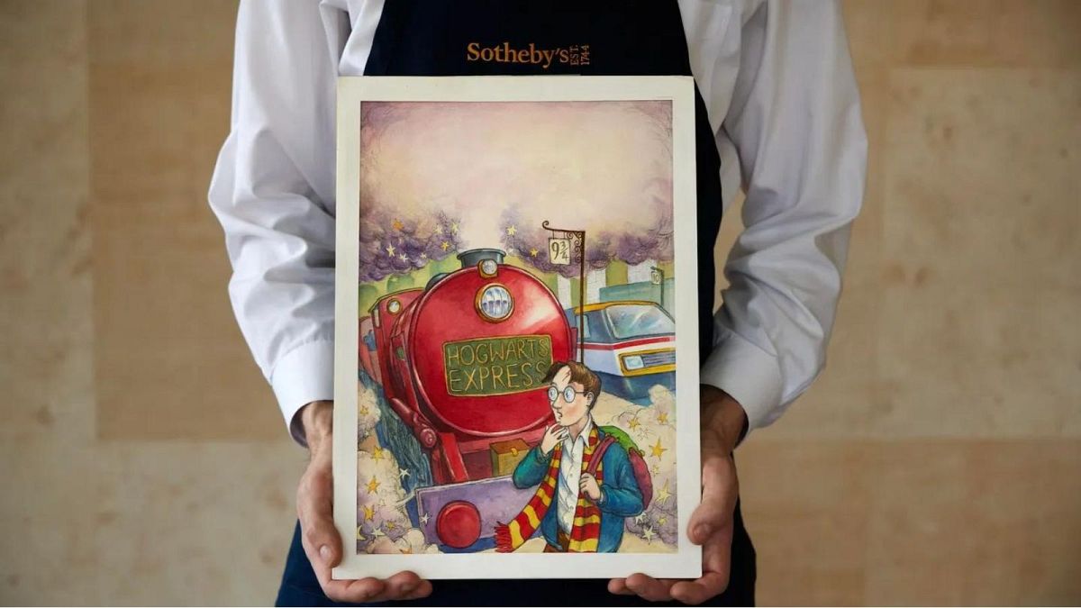 Harry Potter artwork breaks auction records to become most valuable item ever sold