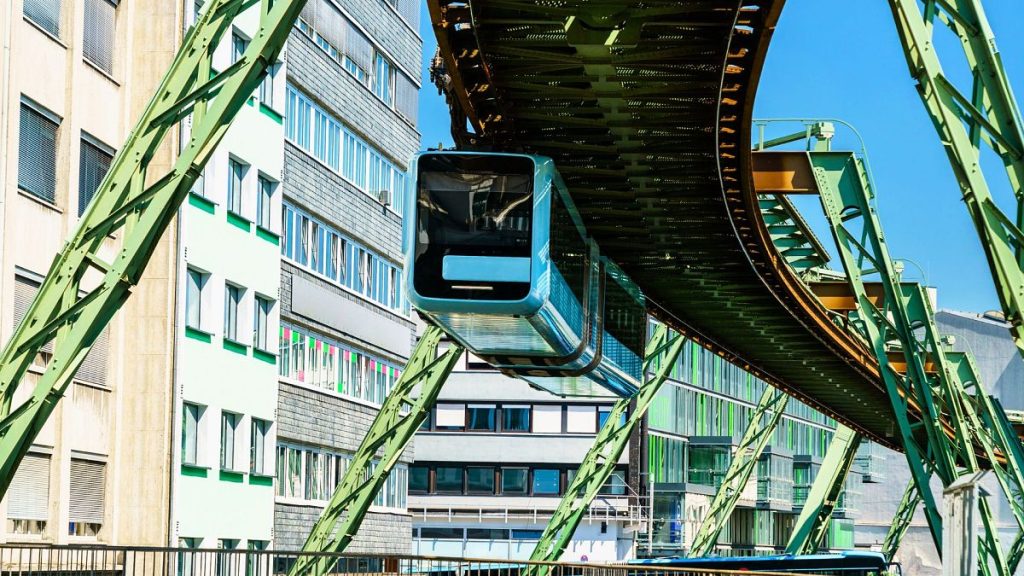 The Wuppertal Schwebebahn is beloved by both tourists and commuters.