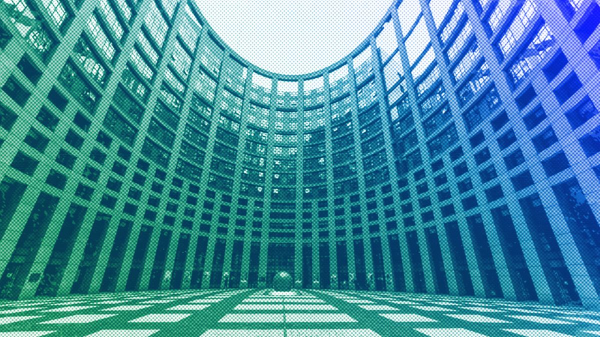 A general view of the European Parliament in Strasbourg, September 2021