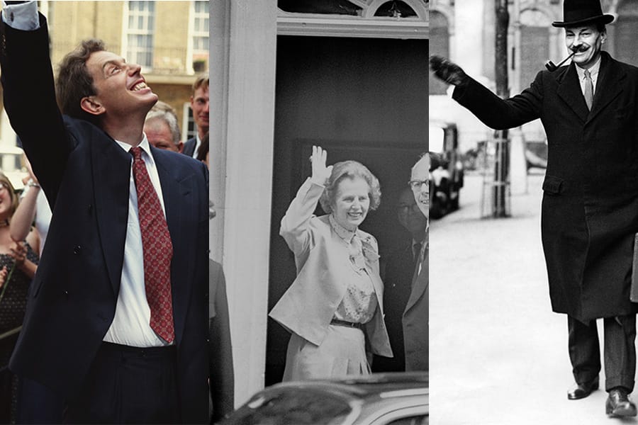 Élections au Royaume-Uni : les 5 plus grandes victoires depuis 1900