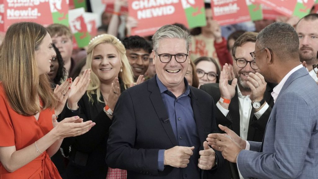 Labour leader, now UK Prime Minister, visits Wales on 3 July 2024, the last day of his successful election campaign