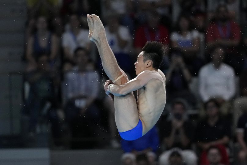Cao Yuan en action aux Jeux olympiques d'été