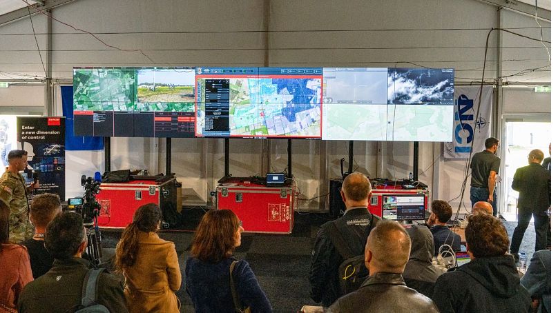 Exercice militaire de l'OTAN le 19 septembre 2024.