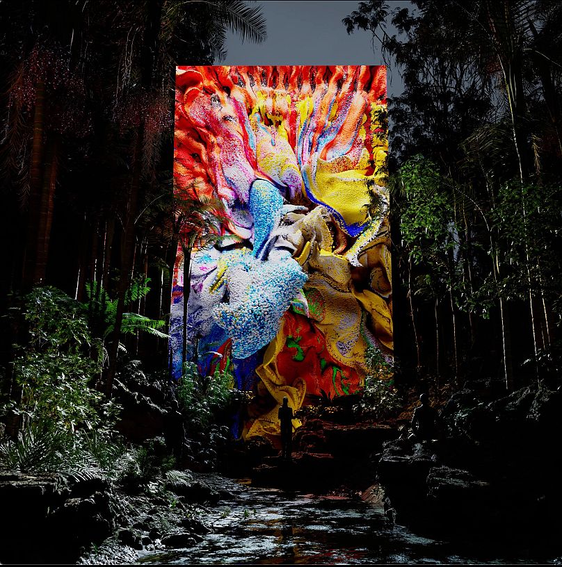 Refik Anadol & Yawanawa, Vents de Yawanawa #888, 2023