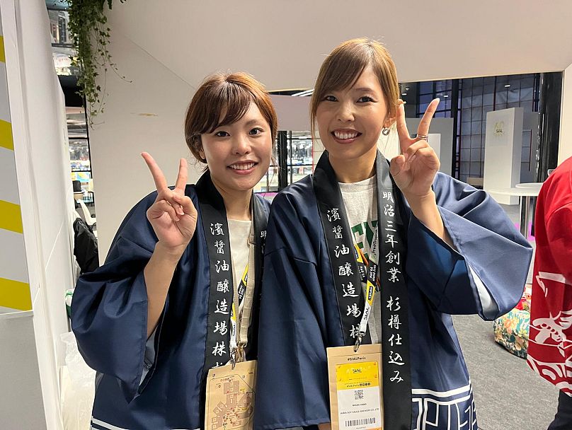 L'équipe de la brasserie Hama Shoyu