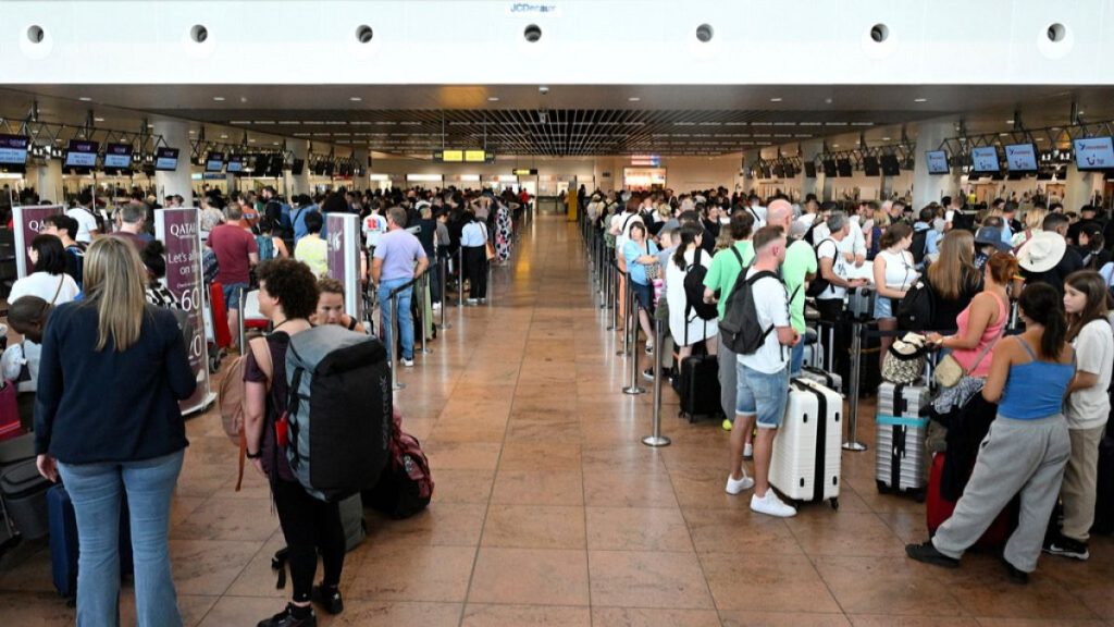 FILE - Brussels International Airport on Friday, July 19, 2024.