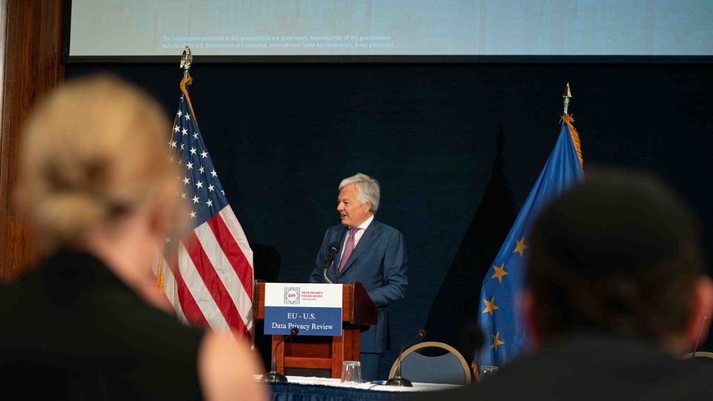 Visit of Didier Reynders, European Commissioner, to the United States (19 July 2024)