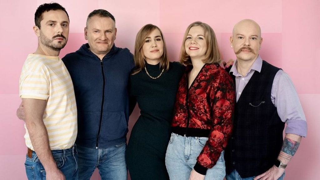 Paweł Mamzer, Krzysztof Kliszczyński. Justyna Karpińska, Karolina Gierdal, and Miłosz Przepiórkowski of the Lambda board