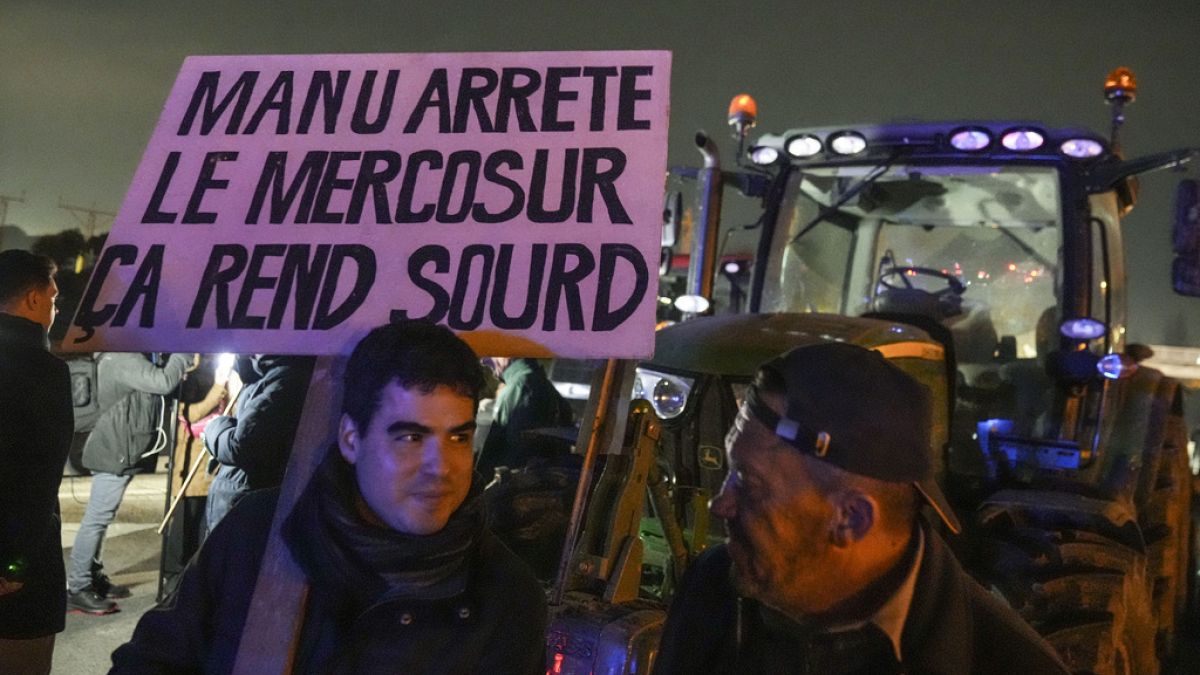 French farmers oppose the Mercosur trade agreement