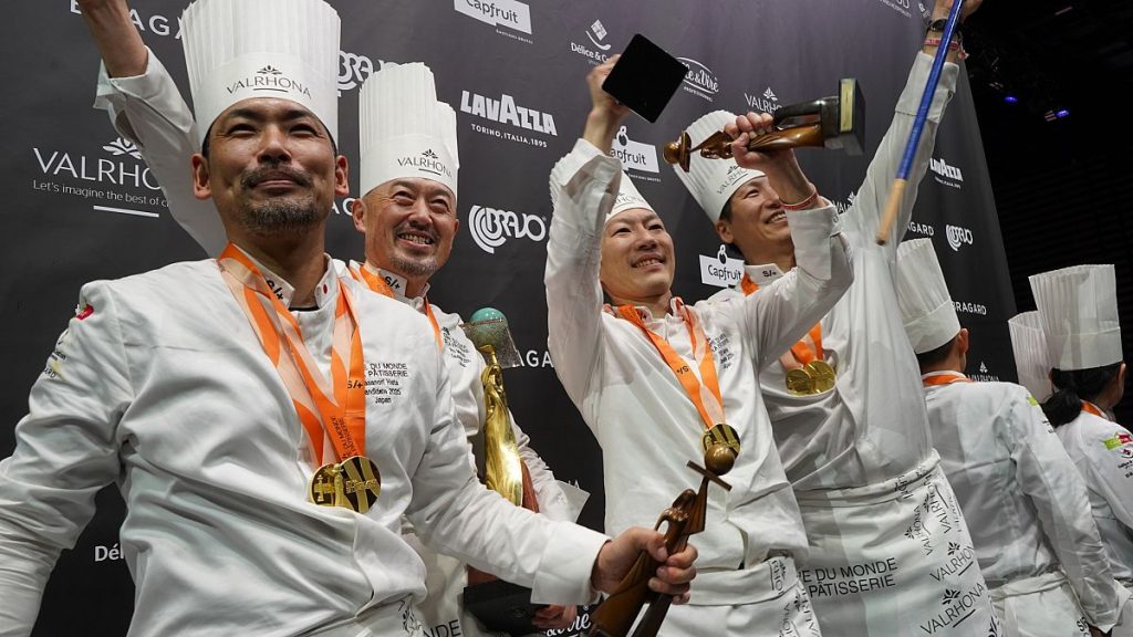 Winners again Japan successfully defended its Pastry World title